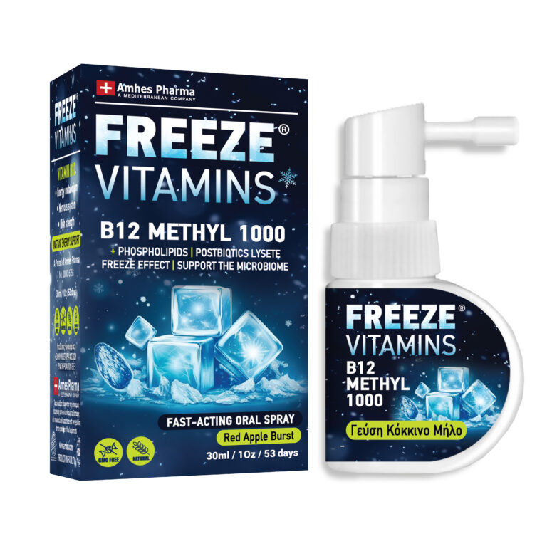 FREEZE VITAMINS B12 METHYL1000 Spray 30ml — Παγωμένη βιταμίνη
