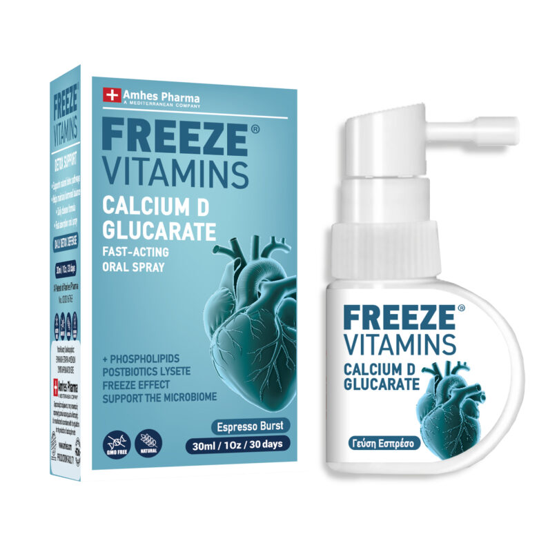 FREEZE VITAMINS CALCIUM D GLUCARATE Spray 30ml — Παγωμένη βιταμίνη