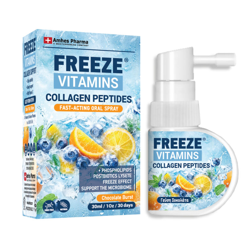 FREEZE VITAMINS COLLAGEN PEPTIDES Spray 30ml — Παγωμένη βιταμίνη