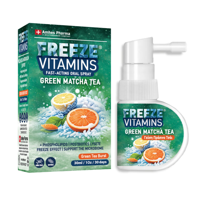 FREEZE VITAMINS GREEN TEA MATCHA Spray 30ml — Παγωμένη βιταμίνη