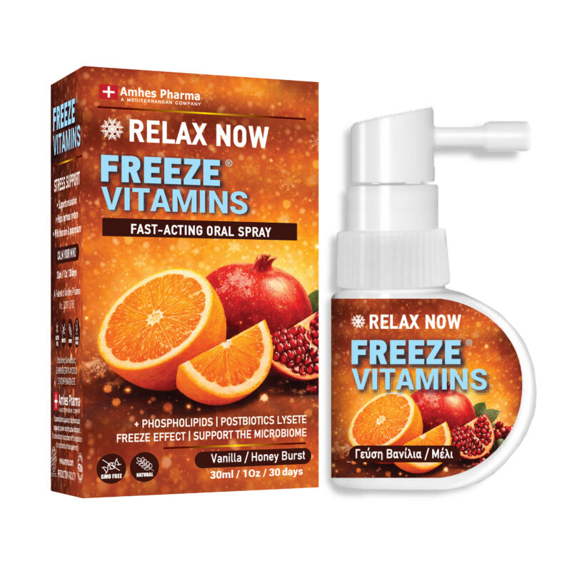 FREEZE VITAMINS RELAX NOW Spray 30ml — Παγωμένη βιταμίνη